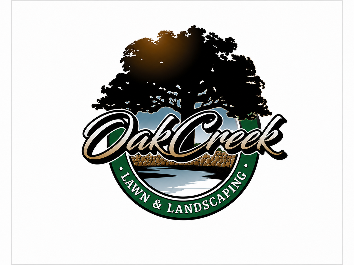 Oak Creek Lawn and Landscaping logo